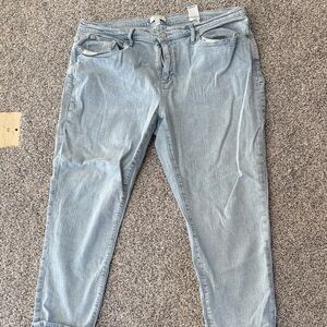 Banana Republic Factory Sky Blue Boyfriend Jeans